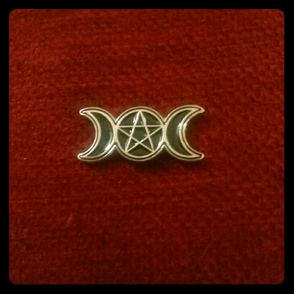 Triple Goddess Brooch